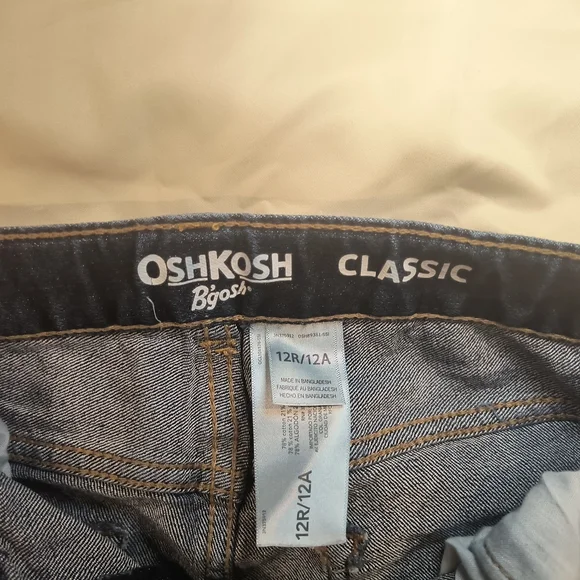 OshKosh B'gosh Kids Dark Blue Jeans - Picture 2 of 2